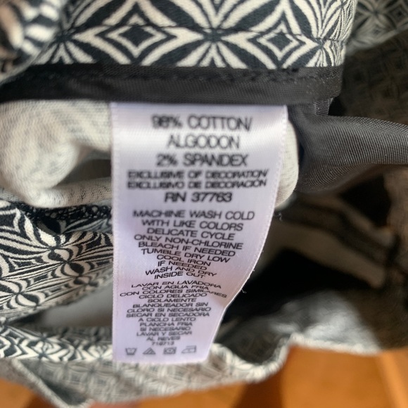 Rafaella black and white pants - Picture 6 of 6